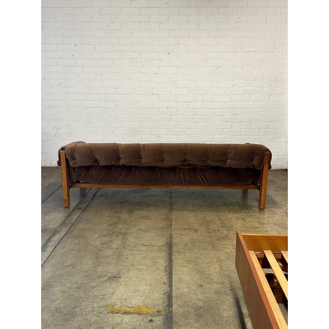 Mauve Osasco Sofa in Pecan Velvet For Sale - Image 8 of 12