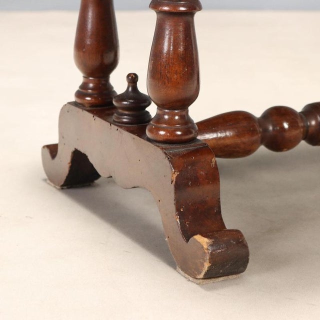 Brown Work Table in Walnut by Luigi Filippo For Sale - Image 8 of 12