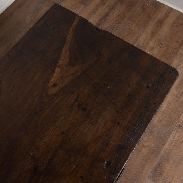 Brown Early 19th Century Rustic Coffee Table With Two Drawers From Portugal For Sale - Image 8 of 18
