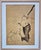 Set of 2 Antique Japanese Edo period sumi-e ink painting of lucky Gods Hotei (Laughing Buddha) and Fukurokuju. In Japanese...