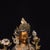 Metal Late 19th Century Gilt Bronze Green Tara Statue, Tibetan Buddhist Figure, 1kg For Sale - Image 7 of 9