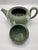 Vintage Wedgwood Sage Green Jasperware Teapot 1955 Glazed Interior Mint Interior For Sale - Image 10 of 12