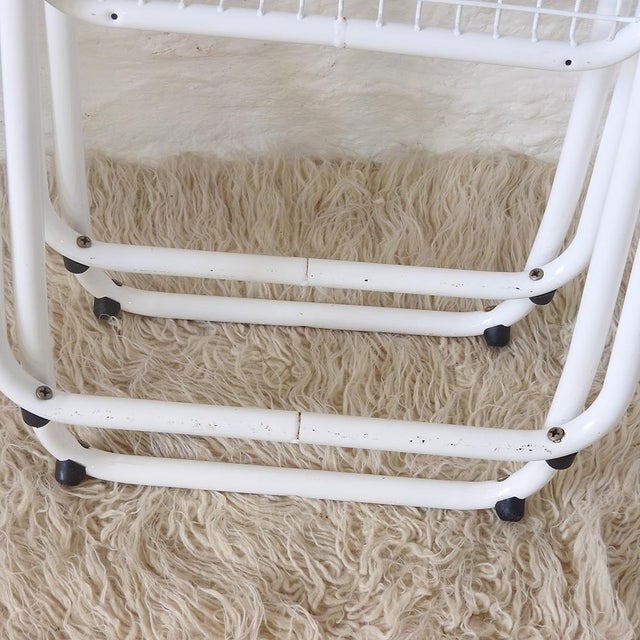 Vintage Spanish Folding Chairs by Federico Giner, 1970s, Set of 5 For Sale - Image 14 of 16