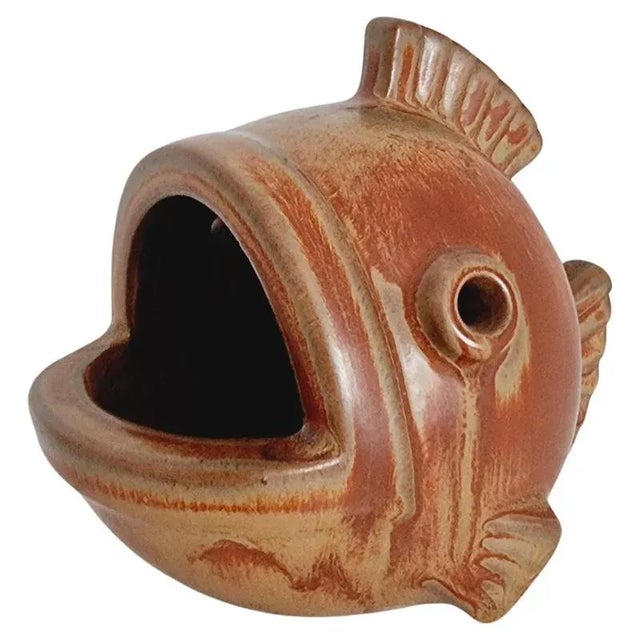 Brown Vintage Ceramic Vase by Gunnar Nylund for Rörstrand, 1950s For Sale - Image 8 of 8