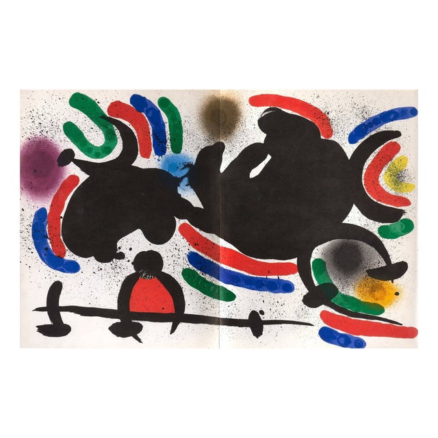 Joan Miró, Litografía original IV, 1972, Lithograph For Sale