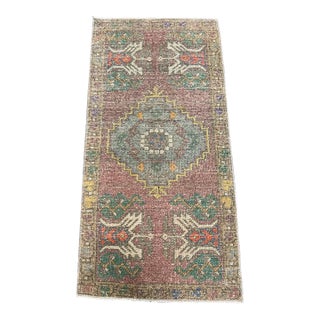 Turkish Yastik Rug 1'8" x 3'4" For Sale
