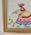 Pink Boho Chic Embroidered Southern Belle Framed Hanging For Sale - Image 8 of 9