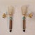 Mid-Century Modern 1990s Tobacco, Aqua Blue Murano Glass Sconces For Sale - Image 3 of 11