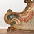 Original hand-painted and carved Italian wooden architectural wall panel or decorative door accent featuring an armorial...