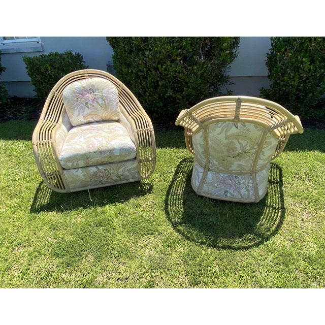 1970s Henry Olko for Willow & Reed Club Chairs - a Pair For Sale - Image 9 of 11
