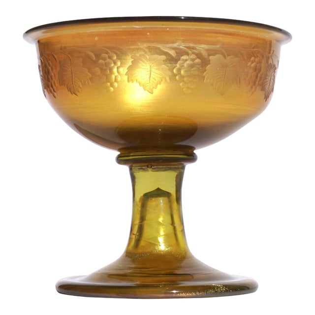 Louis Comfort Tiffany L.C.T. Favrile Decorated Cup For Sale