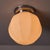 1940s Finnish Geometric Glass and Metal Wall or Ceiling Lamp in the Manner of Paavo Tynell For Sale - Image 16 of 18