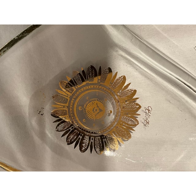 Transparent Vintage Georges Briard Atomic Dish For Sale - Image 8 of 10