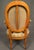 Goldenrod French Louis XVI Style Bergere Rooster Chair With Aubusson Tapestry Circa 1870 For Sale - Image 8 of 11