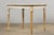 Off-white French Louis XVI Style Painted White Off-Round Extendable Dining Table For Sale - Image 8 of 18