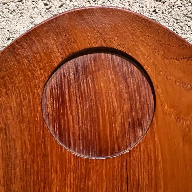 1960s Teakwood Snack Plates Lunning Inc Denmark- Set of 5 For Sale - Image 10 of 18
