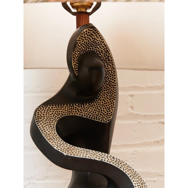 Mid-Century Modern 1950s Styled After Frederick Weinberg Lamp For Sale - Image 3 of 7