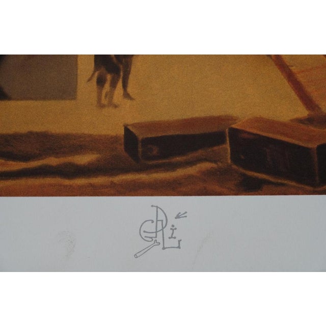 After Salvador Dali, Nude Dali's Hand Removing a Golden Fleece, Lithograph For Sale - Image 6 of 7