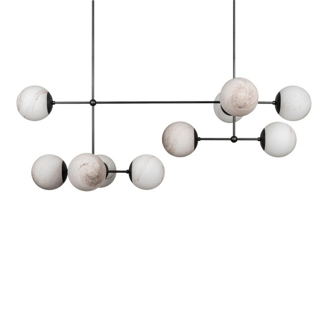 Armstrong Linear Pendant Lighting by Schwung For Sale
