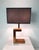 Wood Postmodern Table Lamp in Brass and Bamboo from Liwans, Italy, 1970s For Sale - Image 7 of 12