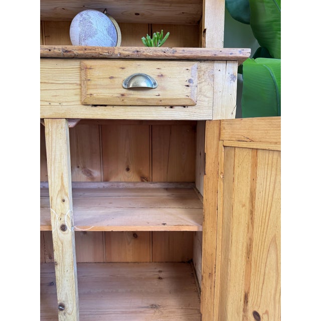 Large Farmhouse Pine Sideboard, 1920s For Sale - Image 12 of 16