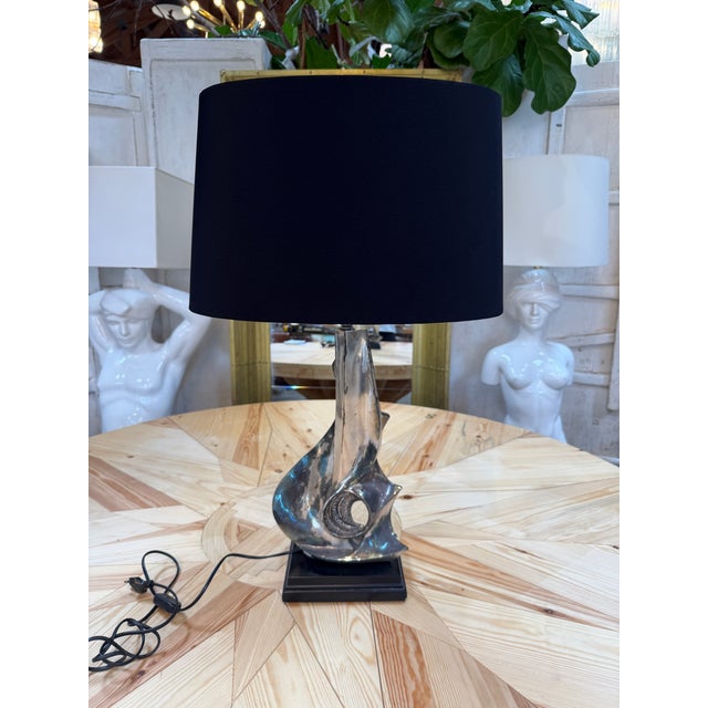 1980s 1989 Sergio Verginelli Sculptural Biomorphic Table Lamp For Sale - Image 5 of 9