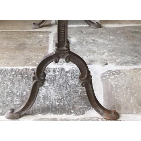 1950s Oval Bistro Table For Sale In Santa Fe - Image 6 of 6