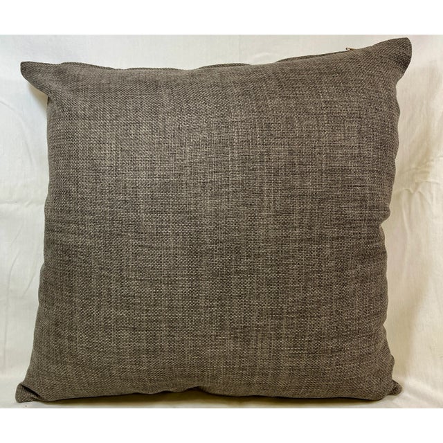 Textile 16” Square Decorative Throw Pillow Adorned With the Portrait of a Majestic Stag / Deer in a Water Color Look Finish - Made in the U K For Sale - Image 7 of 10