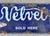 1920s Velvet Smoking Tobacco Antique Advertising Porcelain Sign For Sale - Image 5 of 13