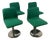 Steel and Fabric Chairs by Ettore Sottsass for Poltronova, 1970s, Set of 4 For Sale