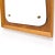 Mid Century Wall Mirror in Mahogany For Sale - Image 4 of 9