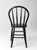Vintage Black Painted Windsor Spindle Back Chair For Sale - Image 9 of 14