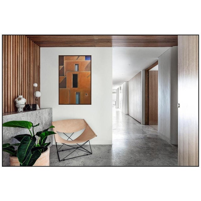 Message us to inquire about custom framing options! (Included for free with every purchase) The artwork here, "Verticals",...