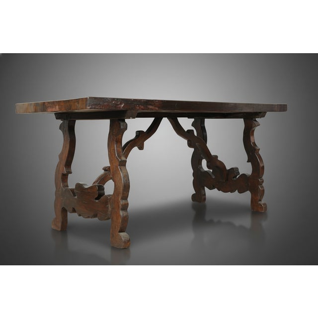Fratino Table in Chestnut, 1950s For Sale - Image 6 of 11