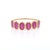 Ruby Half Eternity Band in 18 Karat Yellow Gold Size 3.5 For Sale - Image 10 of 10