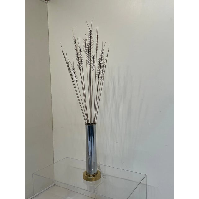 1960s Curtis Jere Sheaves of Wheat Lamp For Sale - Image 9 of 11