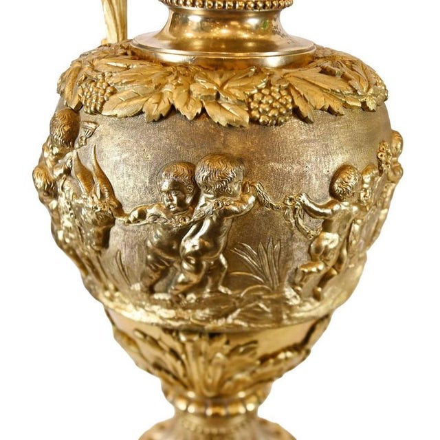 Antique French Gilt Jugs, 1840, Set of 2 For Sale - Image 11 of 18