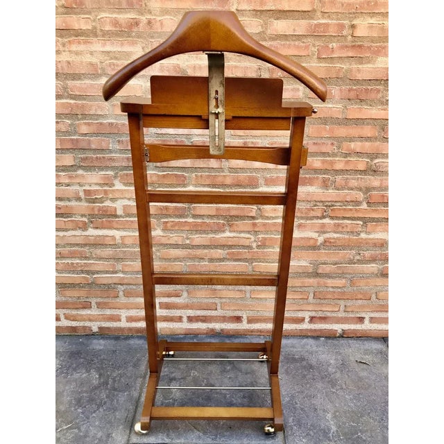 Mid Century Modern Italian Wood Valet Stand, 1960s For Sale - Image 12 of 13