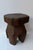 Mid-Century Modern Pair of Brutalist Massive Wood Mushroom Stools. Italy, 1960s For Sale - Image 4 of 13