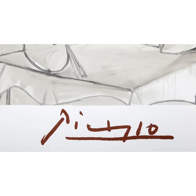 Pablo Picasso 1980s "Nature Morte a la Palette et la Tête" Lithograph After Pablo Picasso For Sale - Image 4 of 4