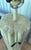 Vintage Faux Bamboo Ceramic Lamp With Shade For Sale - Image 11 of 12
