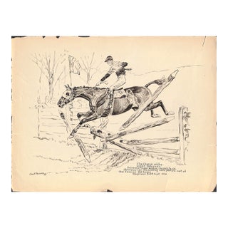 The Charge of the Light Brigade Maryland Hunt Cup 1930 Reproduction For Sale