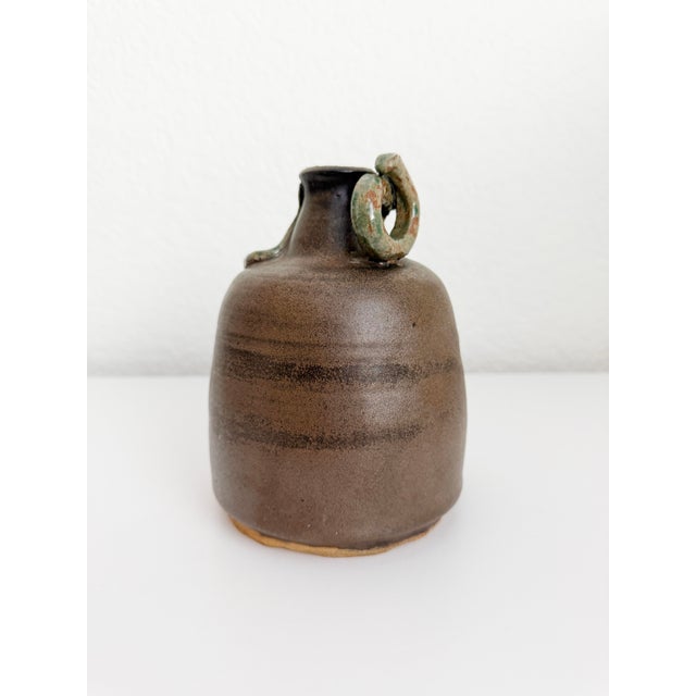 Outsider Art, Folk Art Snake Pottery Vase For Sale - Image 10 of 11