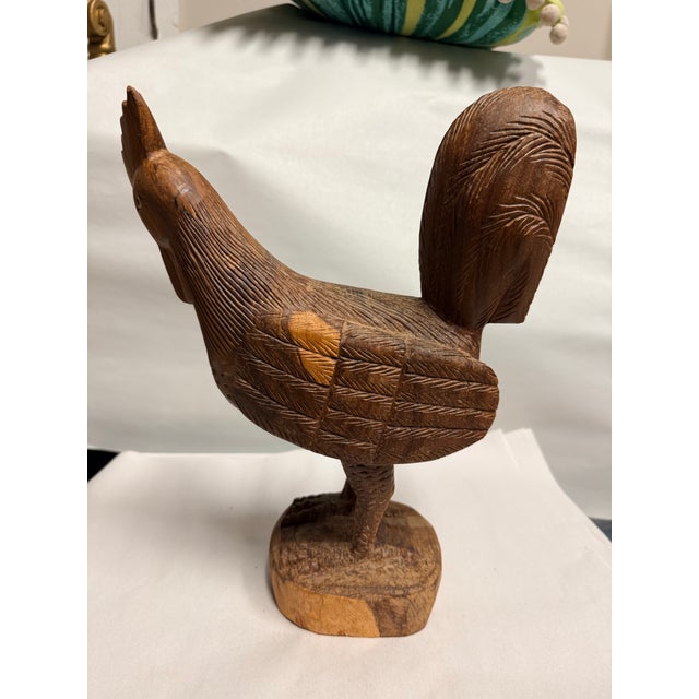 1960s Primitive Wooden Chicken For Sale - Image 5 of 8