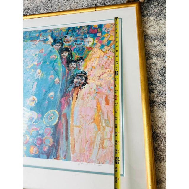 1990s 1990s Framed Art Print “Faces” For Sale - Image 5 of 8