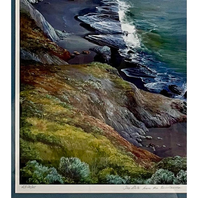 Realism Rebecca Holland 1970/80s «The Gate From the Headlands» Signed/Certified Lithograph, Artist’s Print #25/25 Rare & Gorgeous For Sale - Image 3 of 12