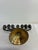Brass Vintage Solid Brass Seven-Branch Menorah Candelabra For Sale - Image 8 of 9