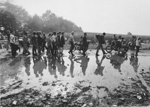 (after) Fred Mcdarrah, Original Fred Mcdarrah Press Photograph 1960's Woodstock Music Festival Photo, 1969
