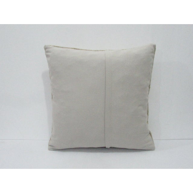 Traditional Washed Out Pillow Cover For Sale - Image 3 of 4