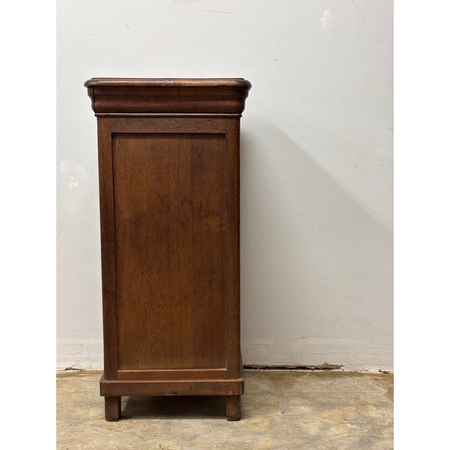 Antique English Oak Pot Cupboard Nightstand For Sale In Naples, FL - Image 6 of 7